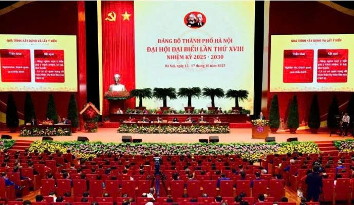 Hà Nội triển khai Cuộc thi tìm hiểu Nghị quyết Đại hội Đảng bộ Thành phố lần thứ XVIII- Ảnh 1.