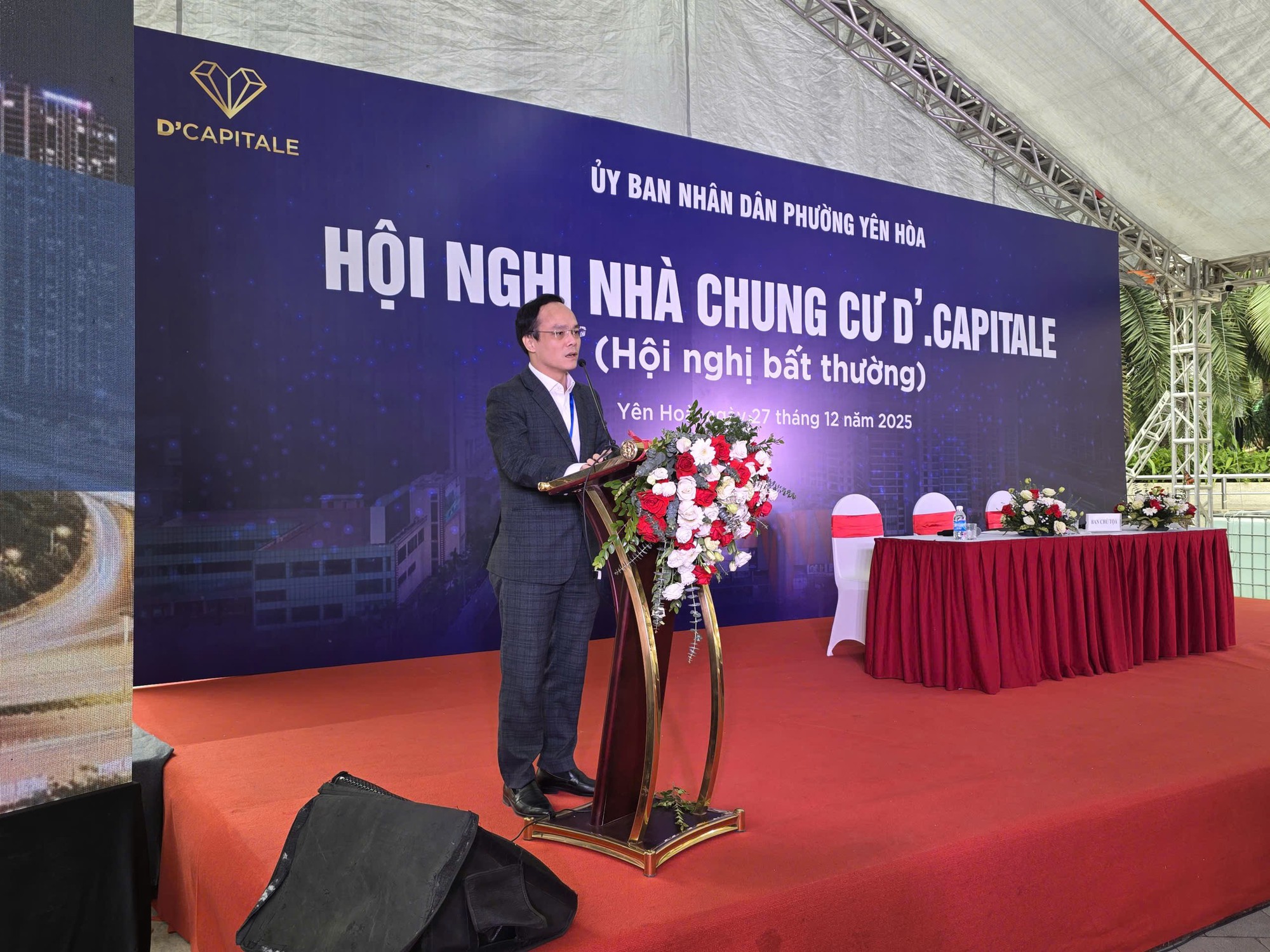 PHƯỜNG YÊN HÒA: Tổ chức thành công Hội nghị bất thường nhà chung cư D’Capitale bầu Ban quản trị nhiệm kỳ 2025-2028- Ảnh 2.