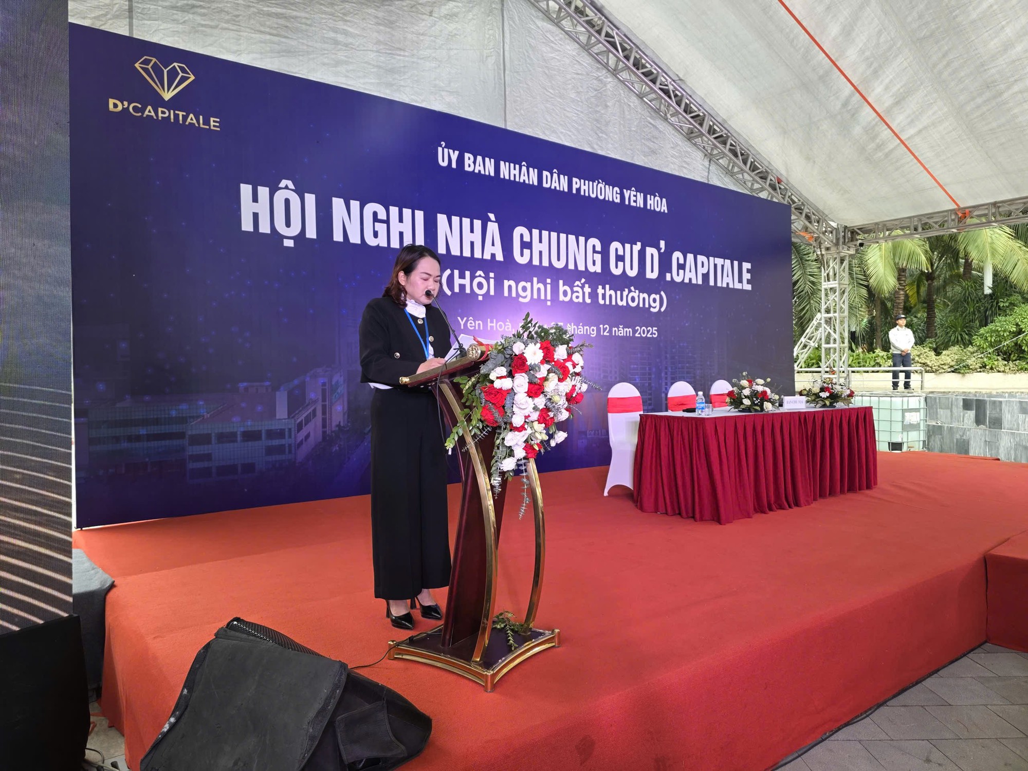 PHƯỜNG YÊN HÒA: Tổ chức thành công Hội nghị bất thường nhà chung cư D’Capitale bầu Ban quản trị nhiệm kỳ 2025-2028- Ảnh 3.