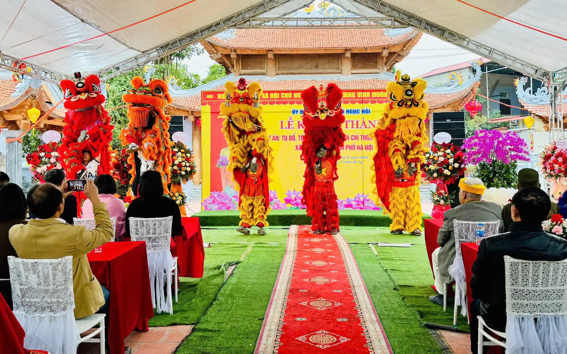 Xã Ngọc Hồi khánh thành các công trình tu bổ, tôn tạo di tích lịch sử - văn hóa- Ảnh 2.