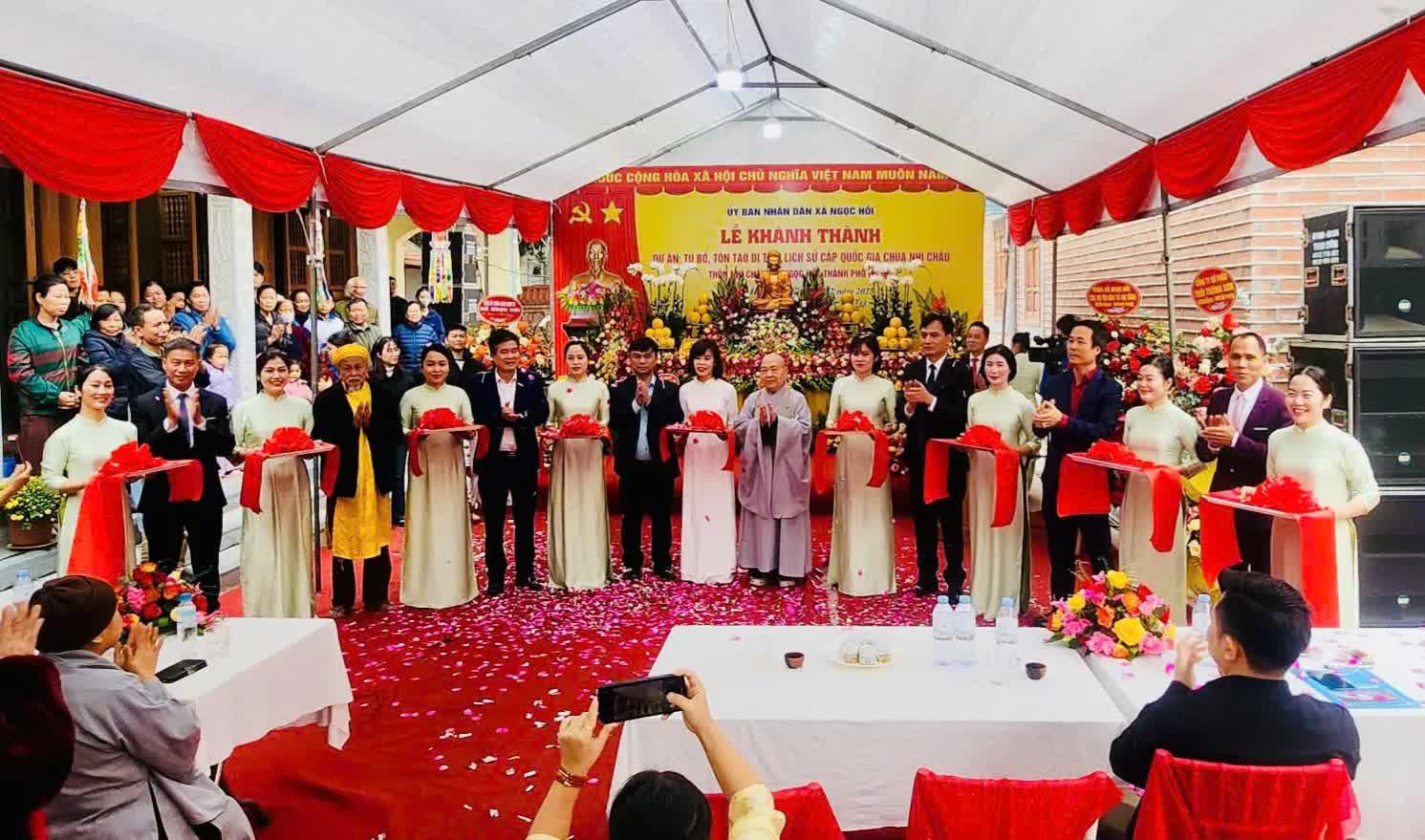 Xã Ngọc Hồi khánh thành các công trình tu bổ, tôn tạo di tích lịch sử - văn hóa- Ảnh 5.