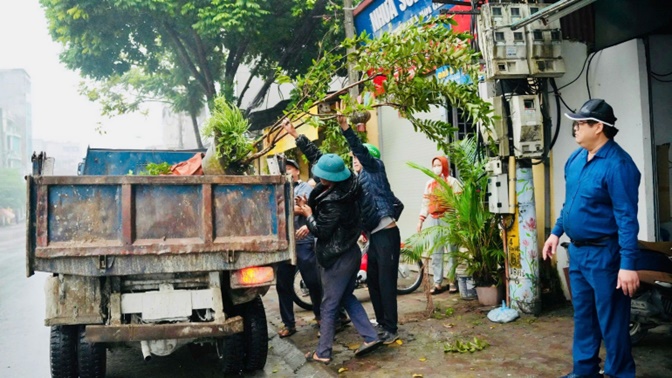 Hoài Đức triển khai lập lại trật tự, kỷ cương, văn minh đô thị trên địa bàn- Ảnh 4.