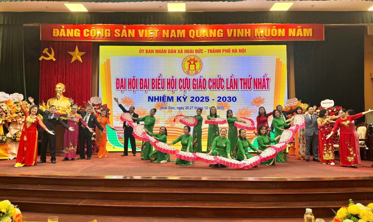 Đại hội đại biểu Hội Cựu giáo chức xã Hoài Đức lần thứ I, nhiệm kỳ 2025-2030.- Ảnh 3.