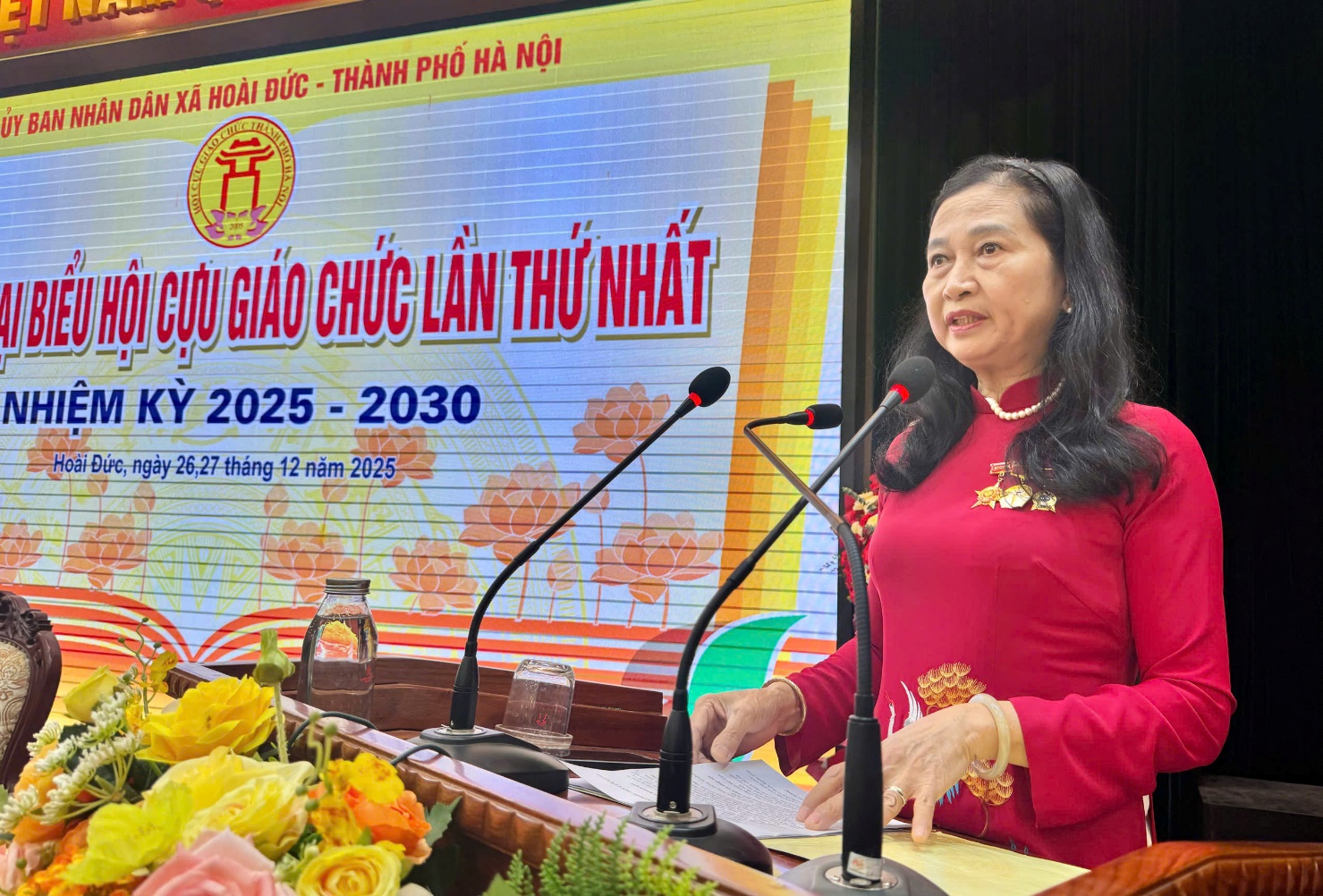 Đại hội đại biểu Hội Cựu giáo chức xã Hoài Đức lần thứ I, nhiệm kỳ 2025-2030.- Ảnh 6.
