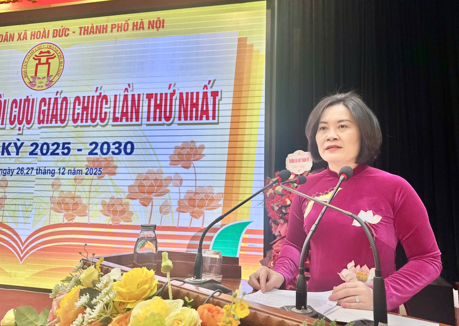 Đại hội đại biểu Hội Cựu giáo chức xã Hoài Đức lần thứ I, nhiệm kỳ 2025-2030.- Ảnh 7.