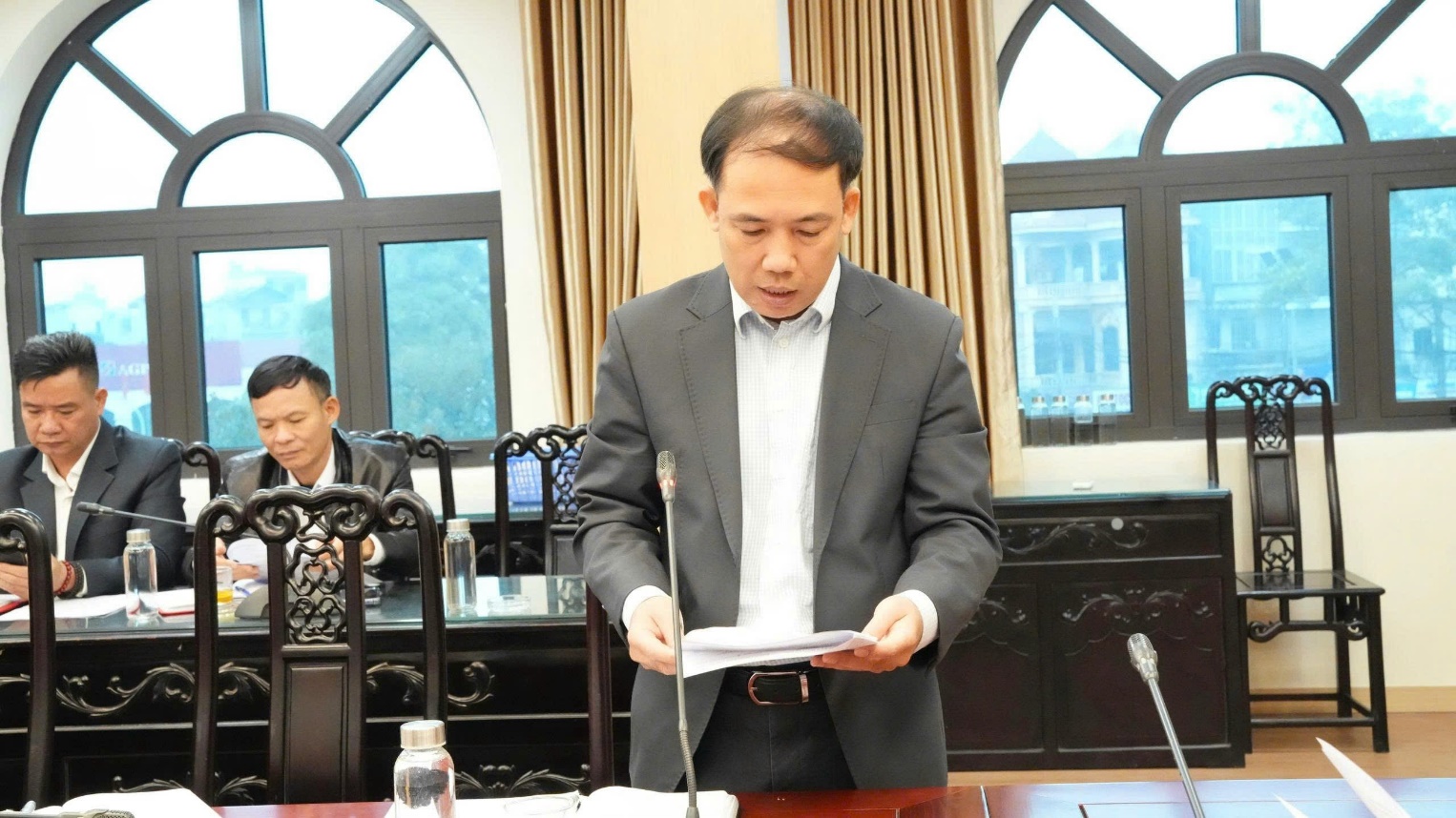 Đảng ủy xã Hoài Đức tổ chức hội nghị giao ban công tác tháng 12/2025- Ảnh 1.