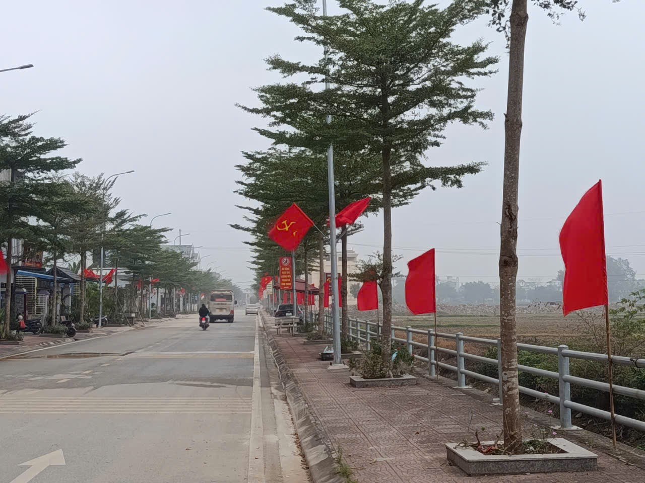 Hồng Sơn rực rỡ cờ hoa mừng năm mới 2026 và hướng tới Đại hội Đại biểu toàn quốc lần thứ XIV của Đảng- Ảnh 10.