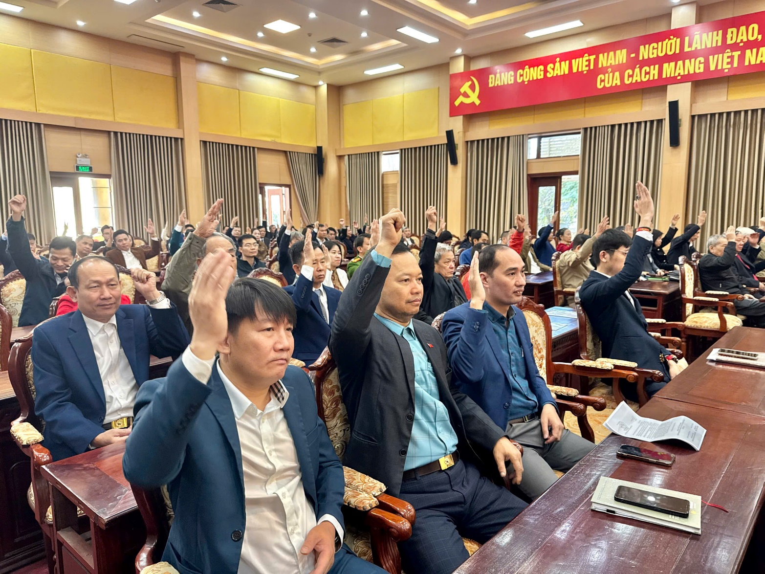 HĐND xã Hoài Đức tổ chức kỳ họp thứ 4 (Kỳ họp chuyên đề)- Ảnh 5.