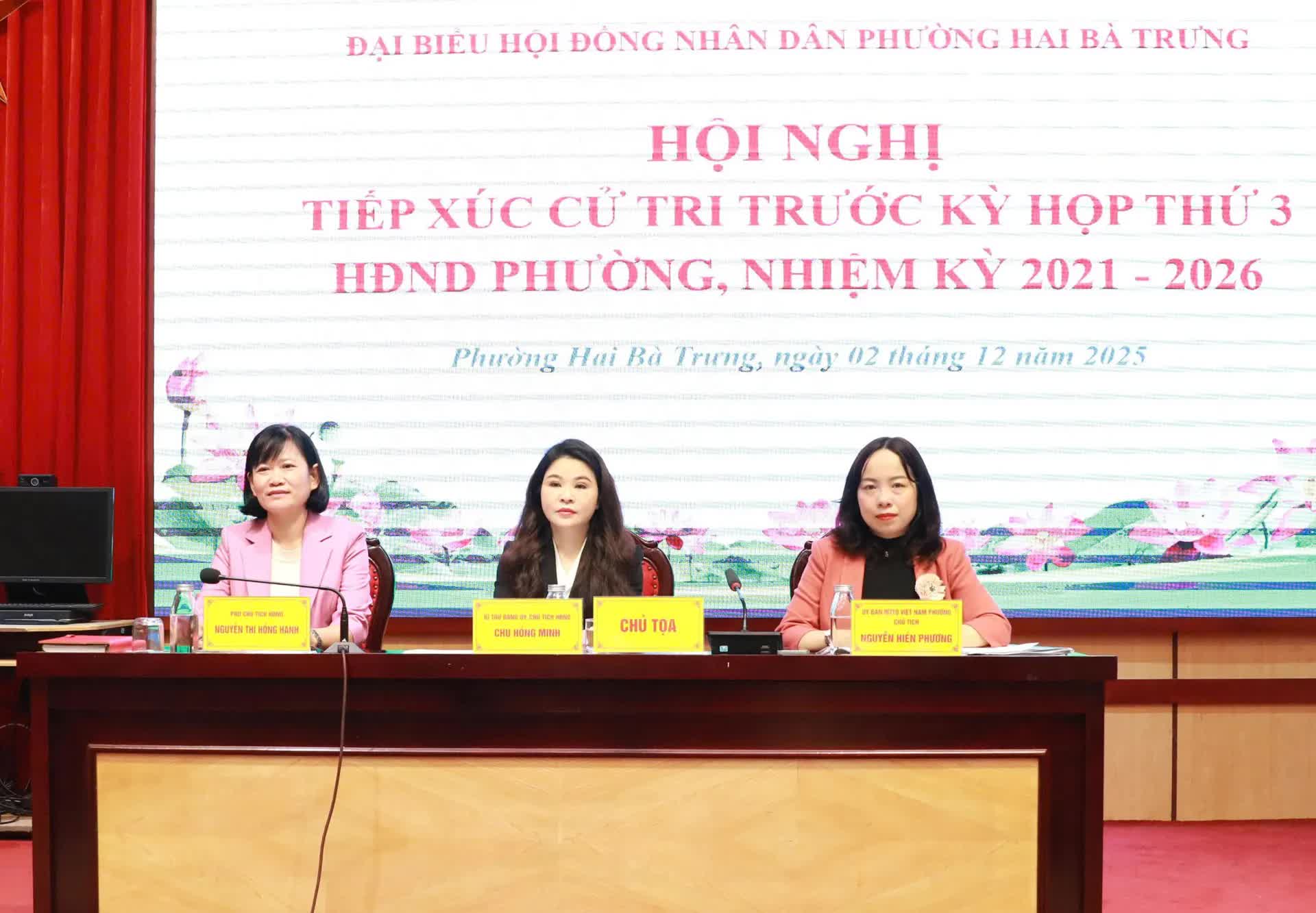 Phường Hai Bà Trưng: nêu cao vai trò giám sát của đại biểu HĐND, giải quyết kịp thời vấn đề người dân quan tâm.- Ảnh 1.