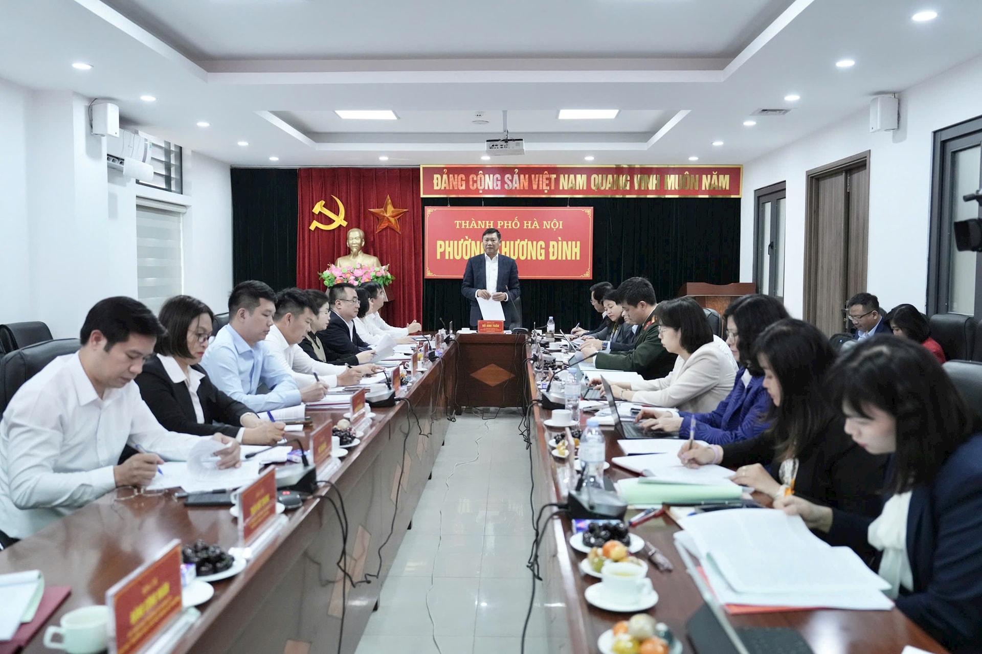 Xử lý dứt điểm những “điểm nghẽn” về trật tự đô thị ở phường Khương Đình- Ảnh 1.