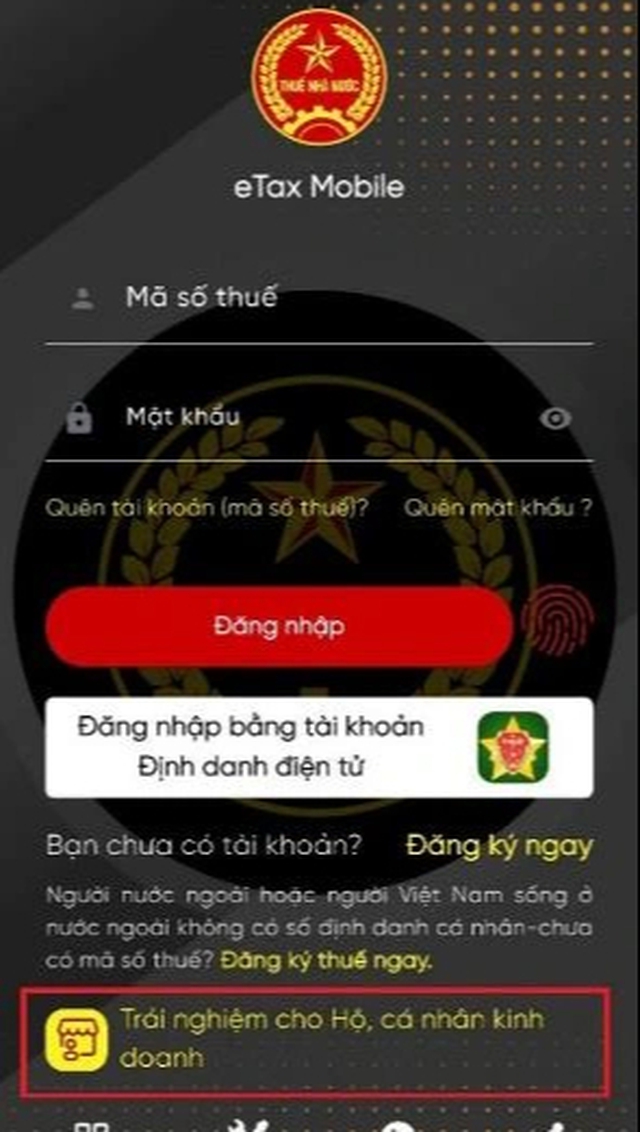 4 bước khai thuế trên eTax Mobile cho hộ kinh doanh cho thuê nhà- Ảnh 1.