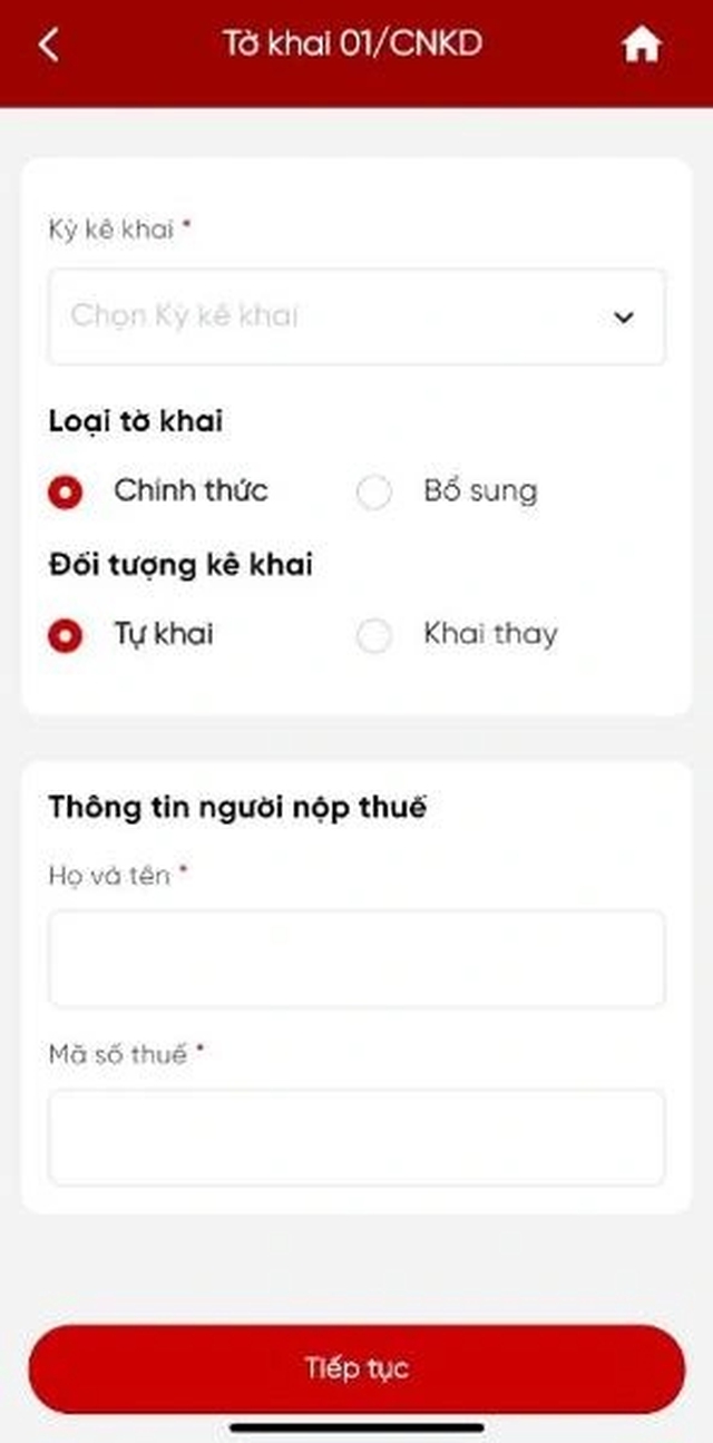 4 bước khai thuế trên eTax Mobile cho hộ kinh doanh cho thuê nhà- Ảnh 7.