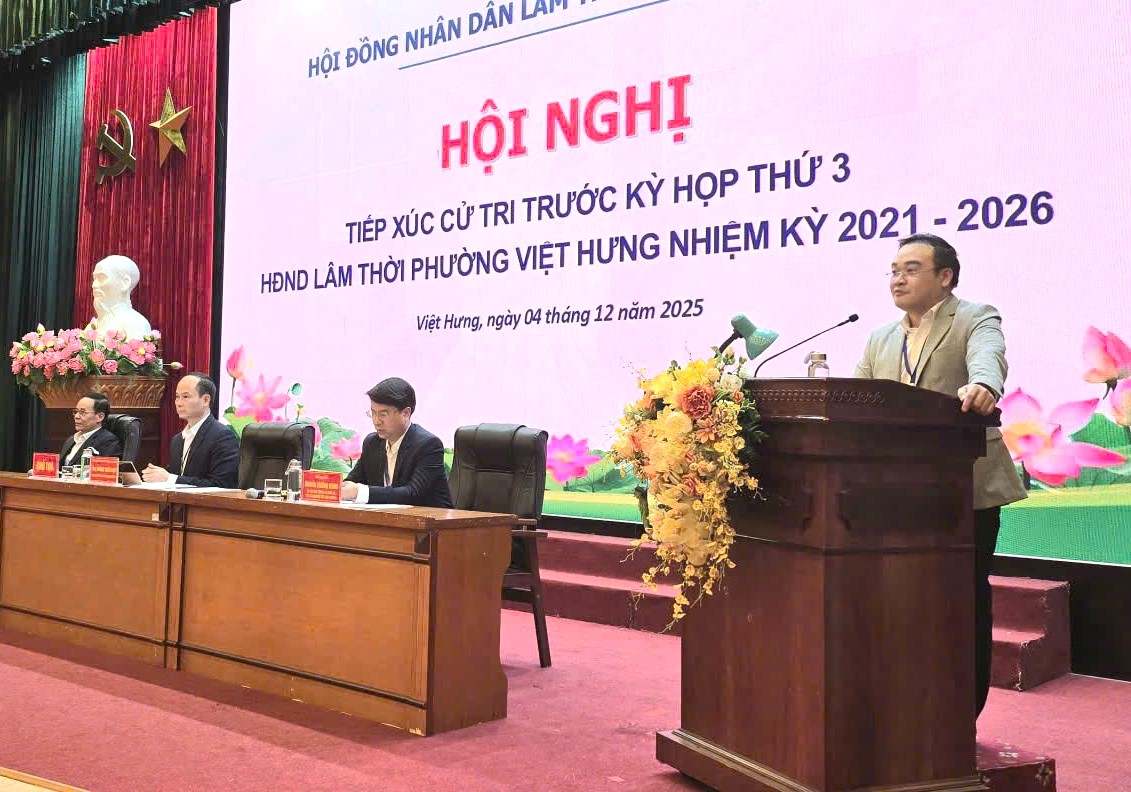 HĐND phường Việt Hưng tiếp xúc cử tri trước kỳ họp thứ ba- Ảnh 3.