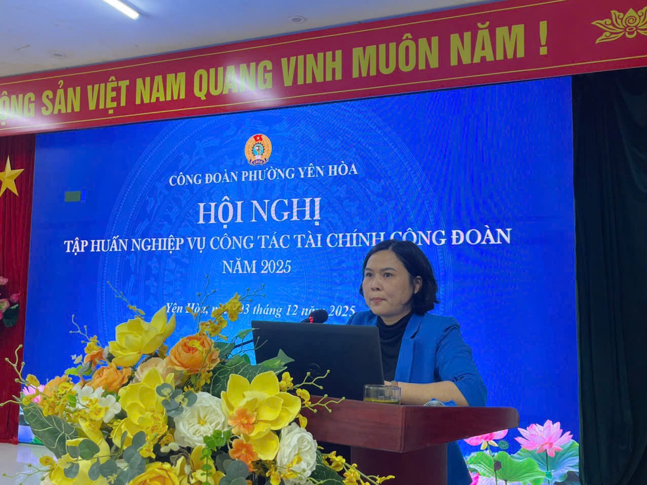 Công đoàn phường Yên Hòa tổ chức tập huấn công tác tài chính công đoàn cơ sở năm 2025- Ảnh 2.