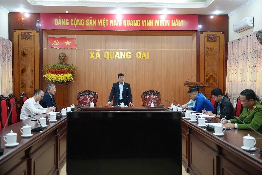 Quảng Oai tăng cường giải pháp đảm bảo an toàn giao thông cho học sinh- Ảnh 1.