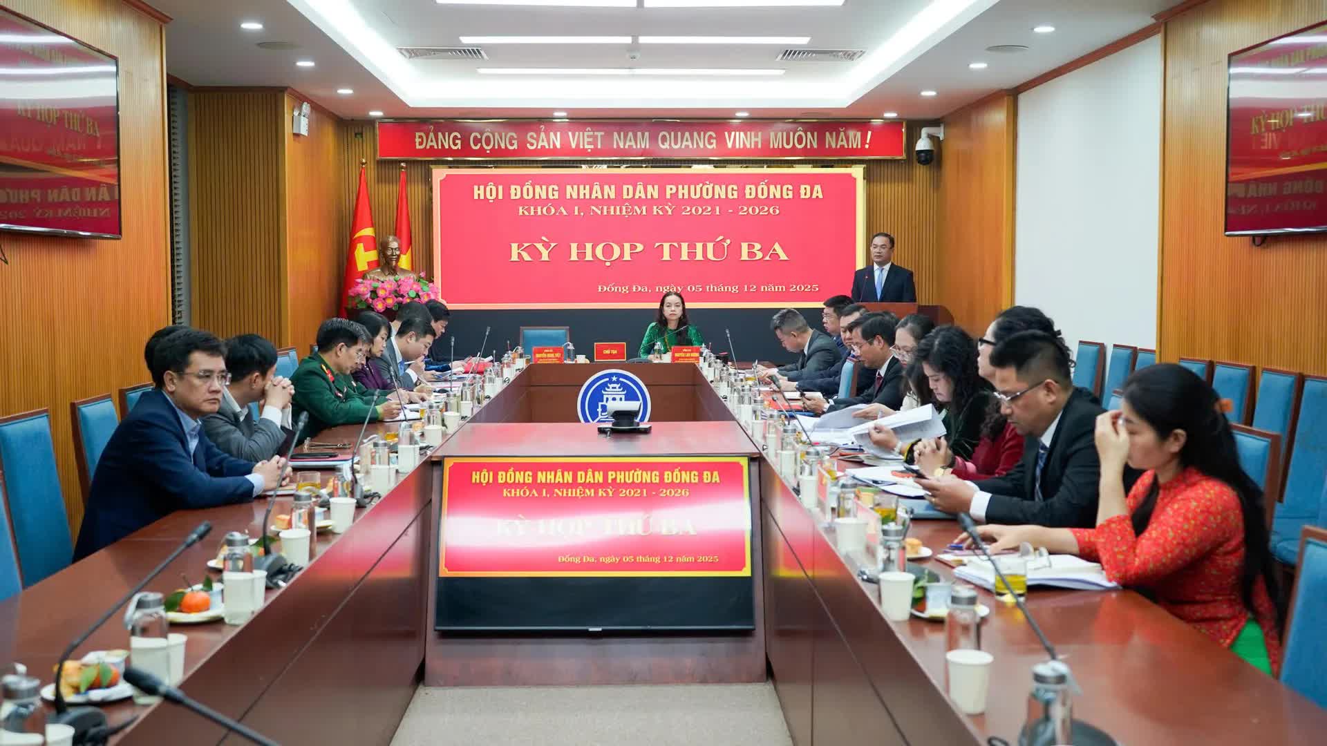 Nhiều giải pháp phát triển mới được HĐND phường Đống Đa quyết nghị cho năm 2026- Ảnh 2.