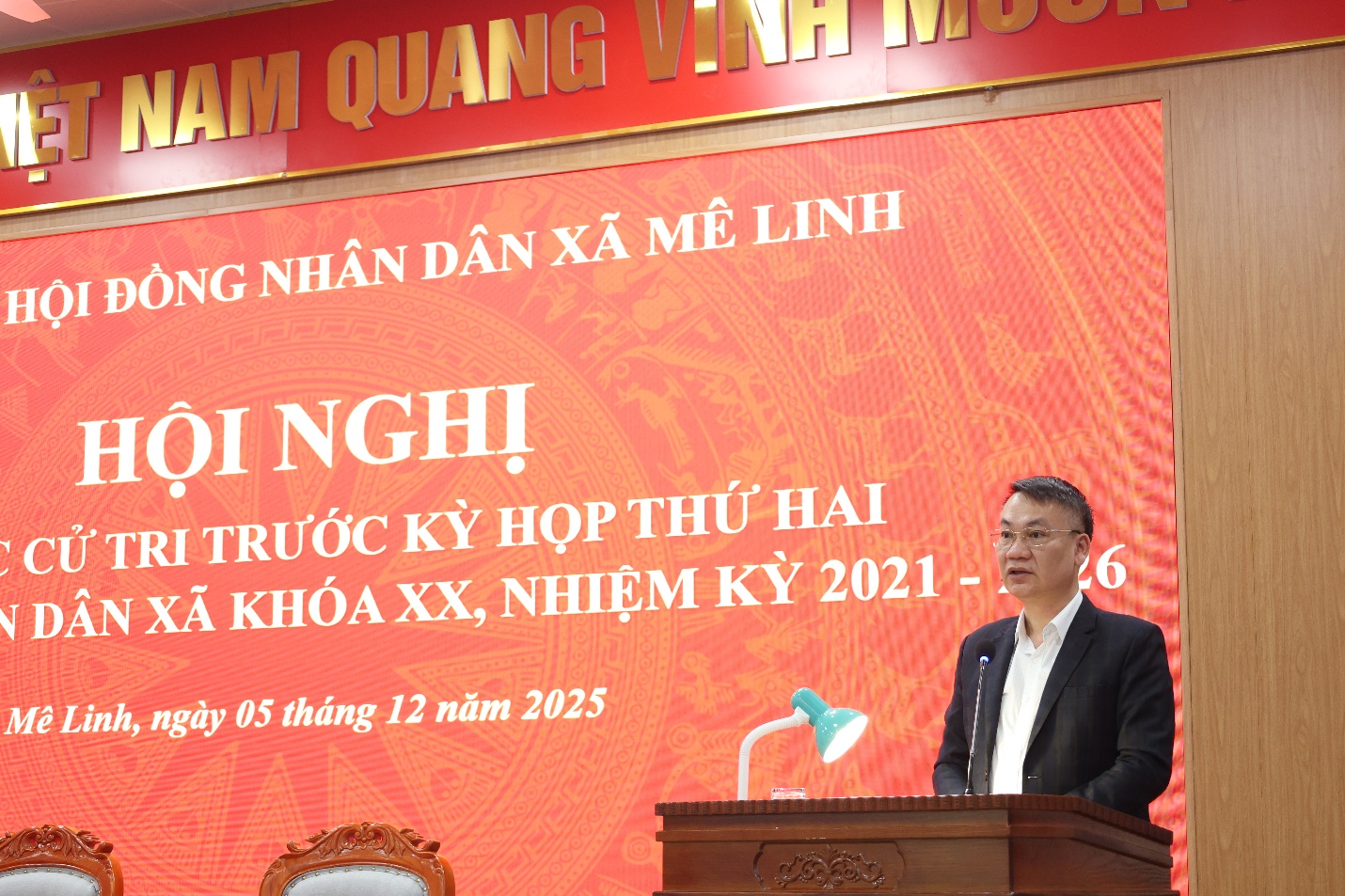 Hội nghị tiếp xúc cử tri trước kỳ họp thứ hai HĐND xã Mê Linh khóa XX, nhiệm kỳ 2021-2026- Ảnh 7.