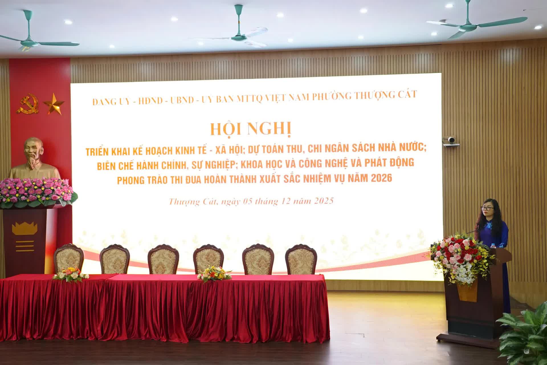 Phường Thượng Cát quyết tâm hoàn thành vượt mức toàn diện 17 chỉ tiêu kinh tế - xã hội năm 2026- Ảnh 1.