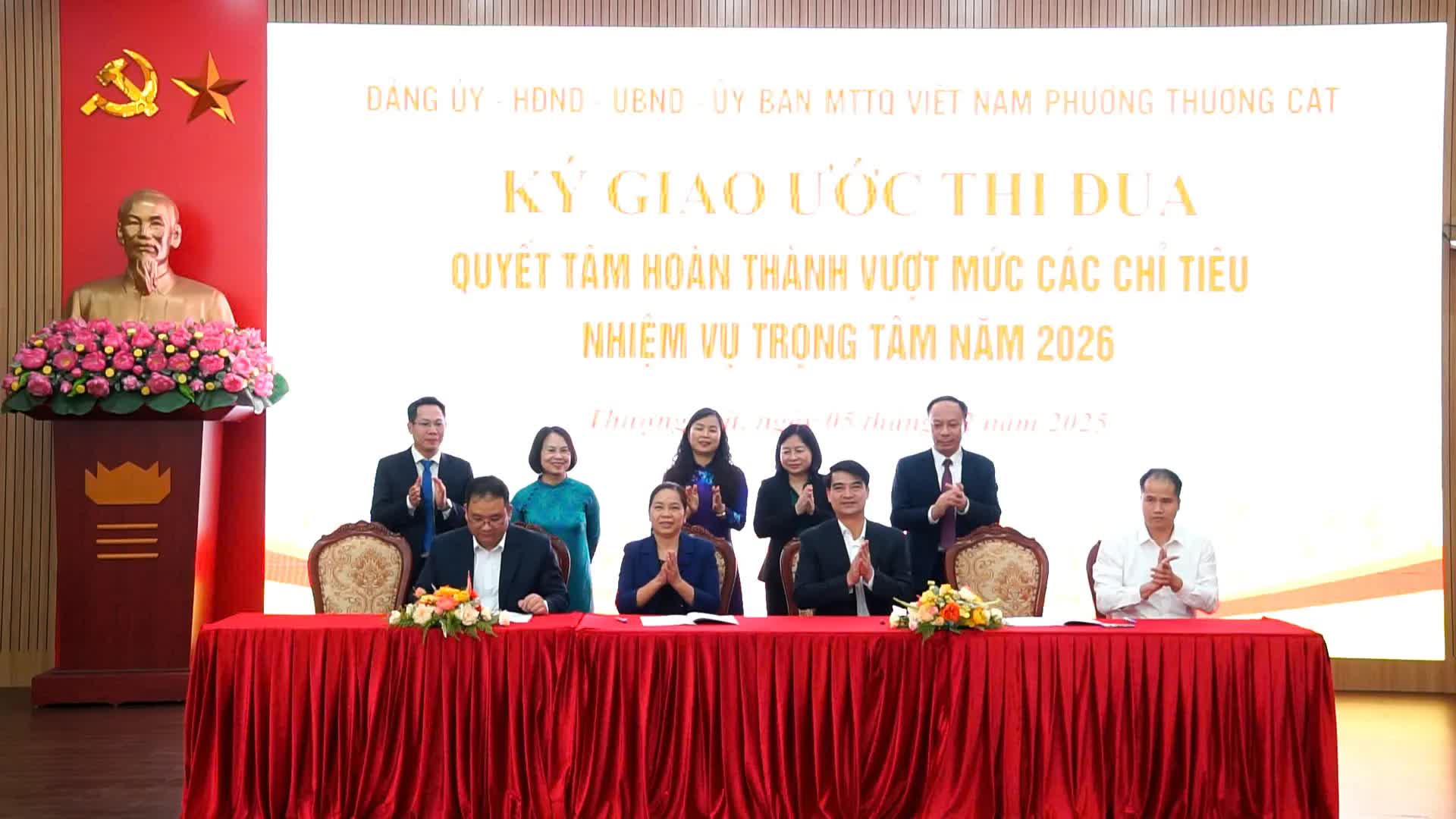 Phường Thượng Cát quyết tâm hoàn thành vượt mức toàn diện 17 chỉ tiêu kinh tế - xã hội năm 2026- Ảnh 2.