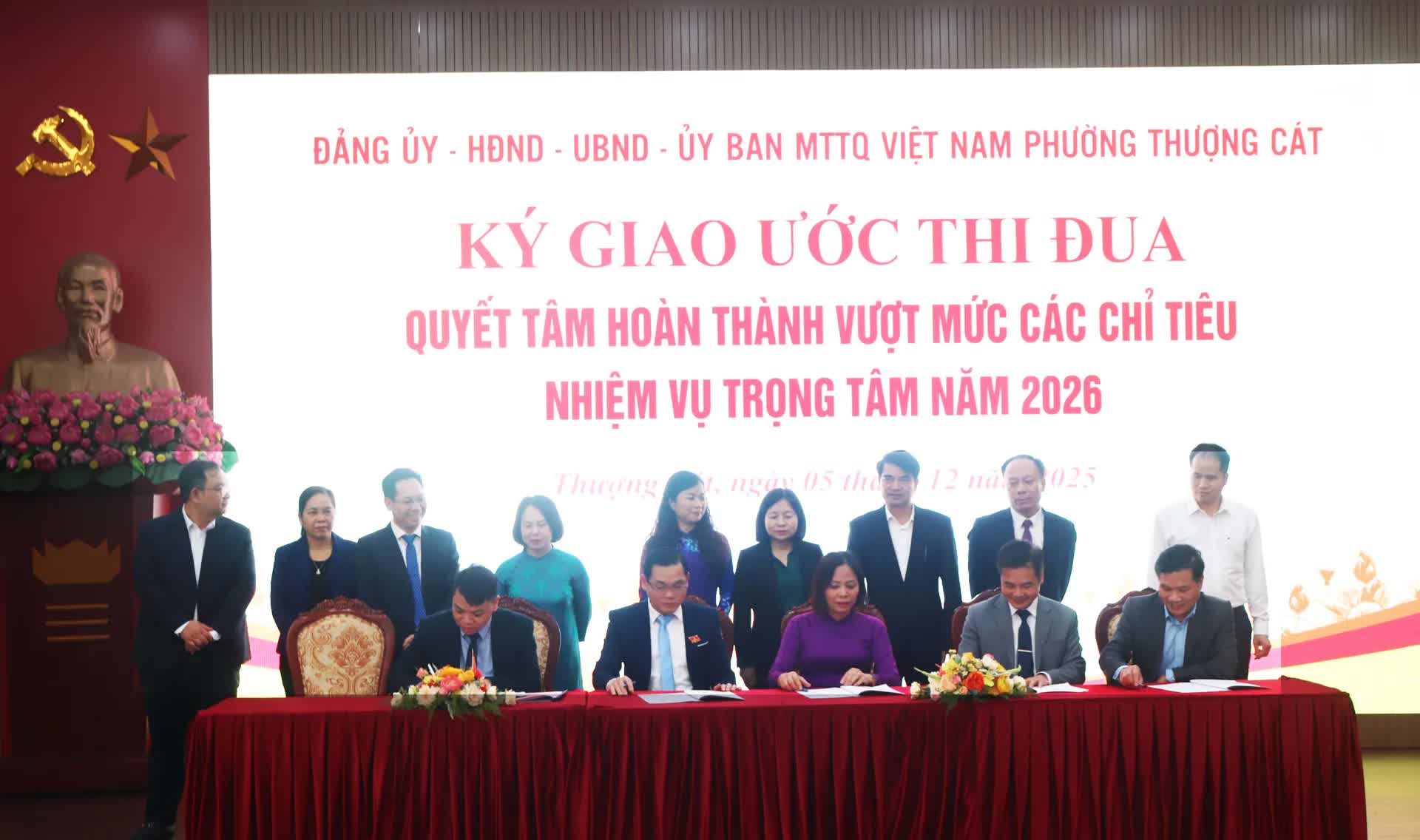 Phường Thượng Cát quyết tâm hoàn thành vượt mức toàn diện 17 chỉ tiêu kinh tế - xã hội năm 2026- Ảnh 3.