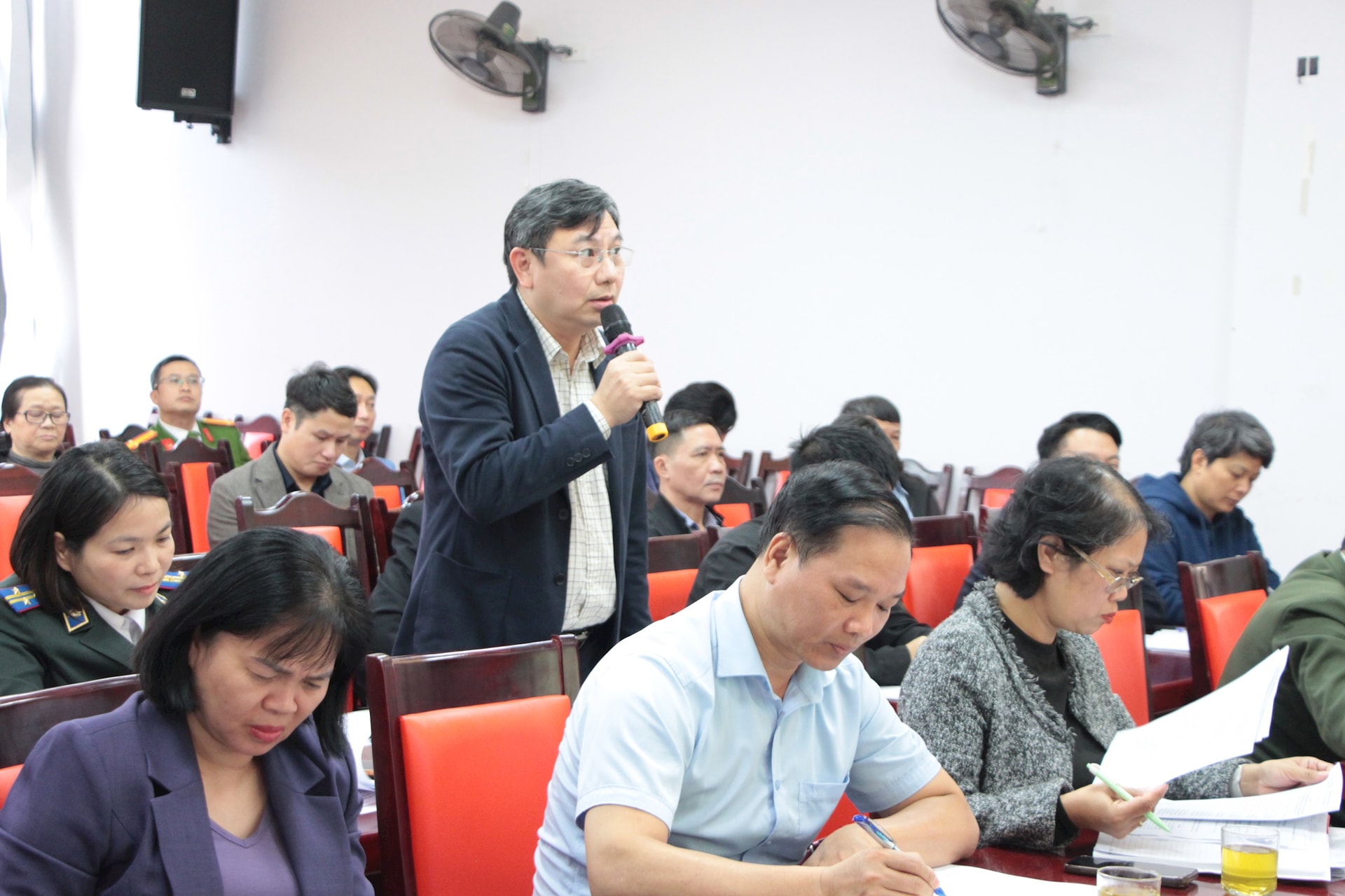 Phường Giảng Võ: triển khai kế hoạch cưỡng chế giải phóng mặt bằng đường Vành đai 1- Ảnh 2.