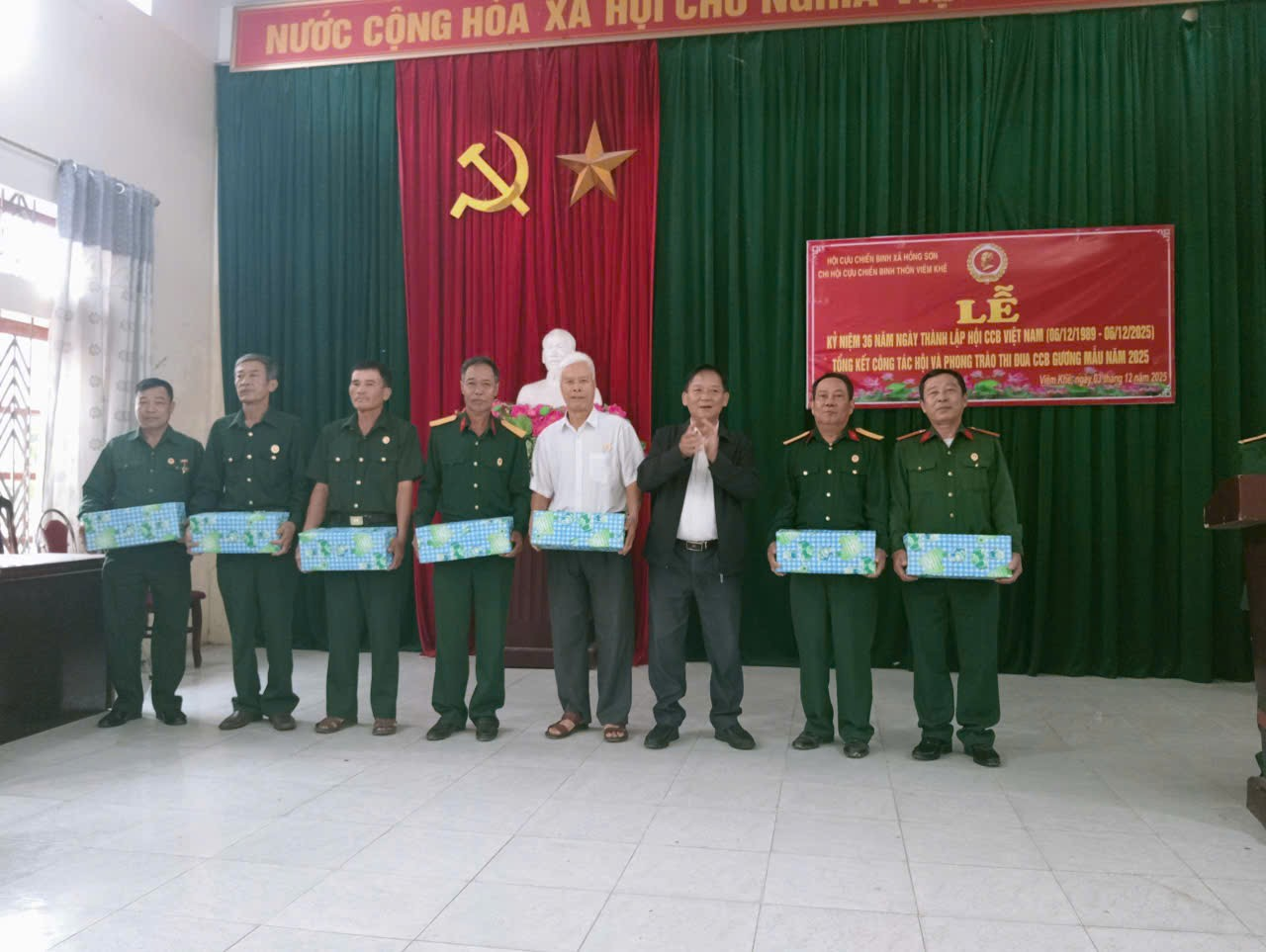 Hội Cựu chiến binh Hồng Sơn tổ chức các hoạt động Kỷ niệm 36 năm ngày thành lập Hội Cựu chiến binh Việt Nam (6/12/1989-6/12/2025)- Ảnh 3.