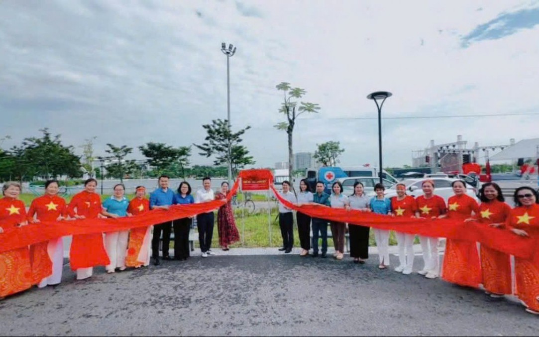 Phường Việt Hưng ra mắt 2 mô hình “Tuyến đường tuyên truyền về MTTQ Việt Nam và các tổ chức chính trị - xã hội”