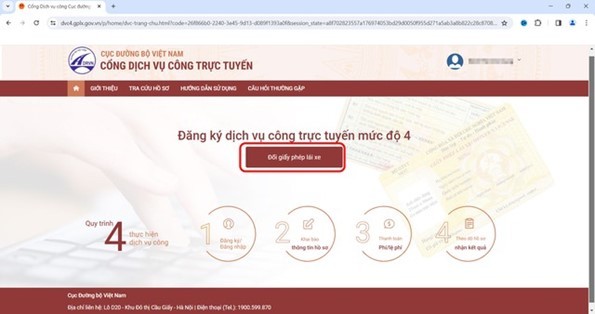 11 bước thực hiện thủ tục cấp, đổi giấy phép lái xe ô tô trực tuyến- Ảnh 3.