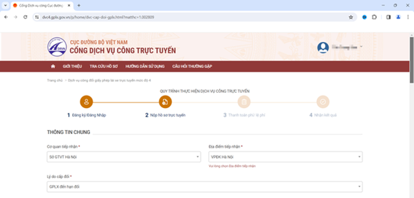 11 bước thực hiện thủ tục cấp, đổi giấy phép lái xe ô tô trực tuyến- Ảnh 4.
