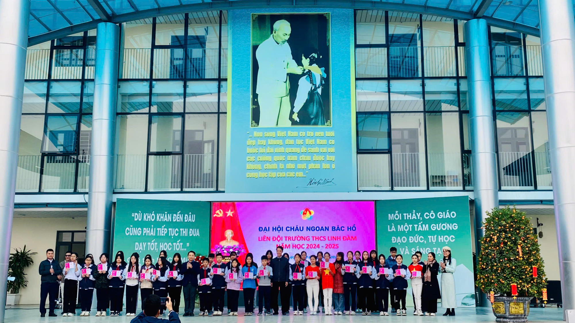 Liên đội trường THCS Linh Đàm- Ảnh 2.