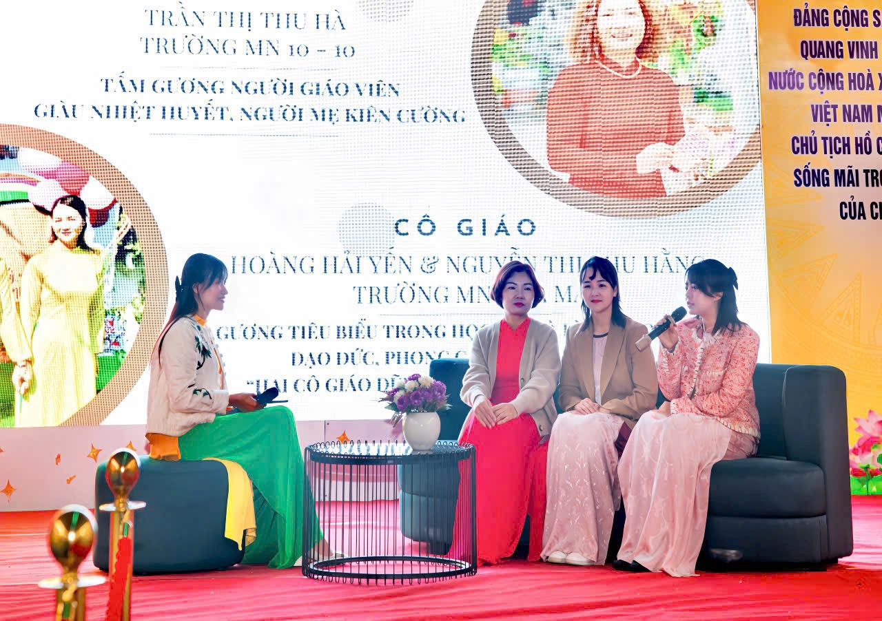 Trường mầm non Hoa Mai lan tỏa gương điển hình tiên tiến, người tốt việc tốt tới các trường bạn- Ảnh 1.