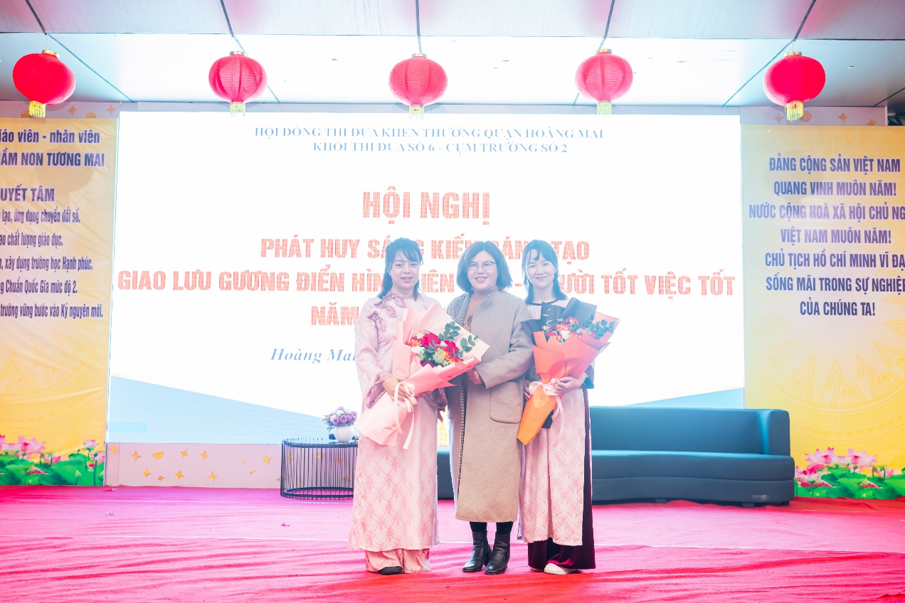 Trường mầm non Hoa Mai lan tỏa gương điển hình tiên tiến, người tốt việc tốt tới các trường bạn- Ảnh 2.