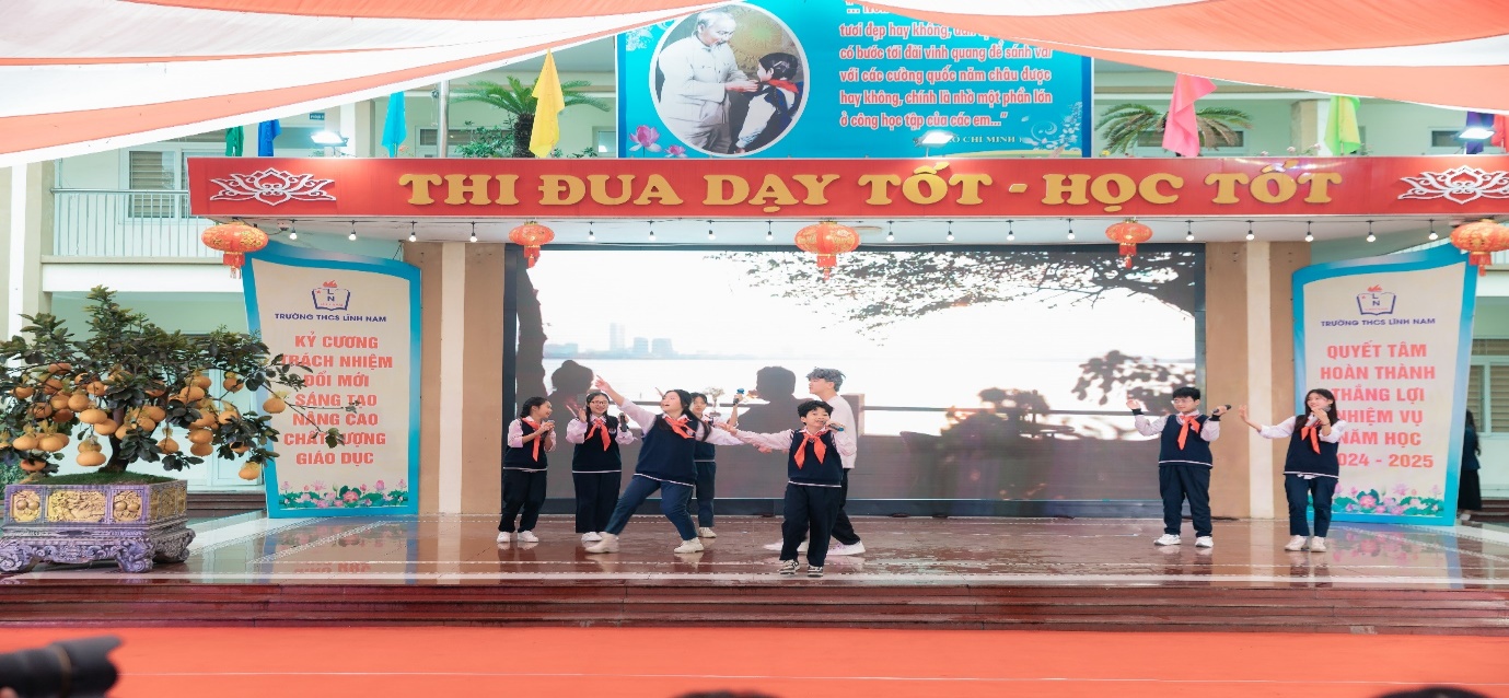 Trường THCS Lĩnh Nam đạt giải Nhất tại cuộc thi- Ảnh 2.