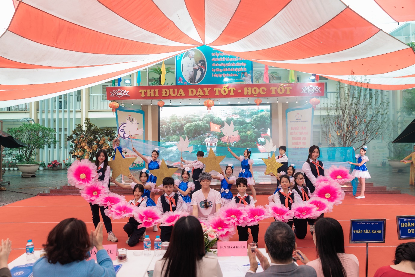 Trường THCS Lĩnh Nam đạt giải Nhất tại cuộc thi- Ảnh 3.