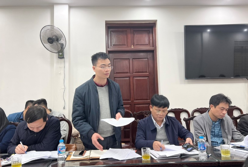 Chủ tịch UBND huyện Nguyễn Hoàng Trường làm việc với xã An Khánh về thực hiện nhiệm vụ chính trị năm 2025- Ảnh 3.