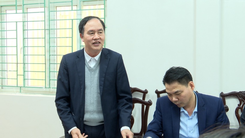 Chủ tịch UBND huyện Nguyễn Hoàng Trường làm việc với xã An Khánh về thực hiện nhiệm vụ chính trị năm 2025- Ảnh 7.