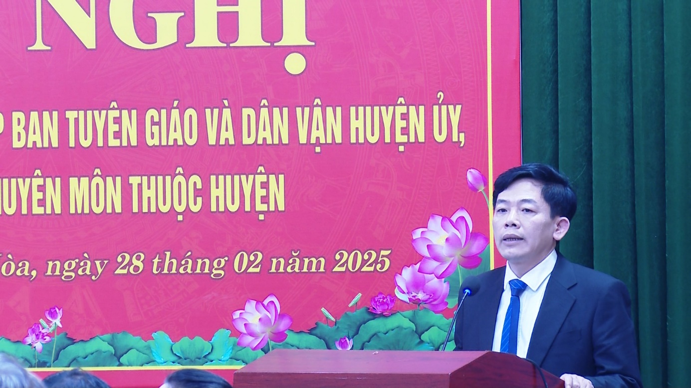 Công bố quyết định thành lập Ban Tuyên giáo và Dân vận Huyện uỷ.- Ảnh 10.