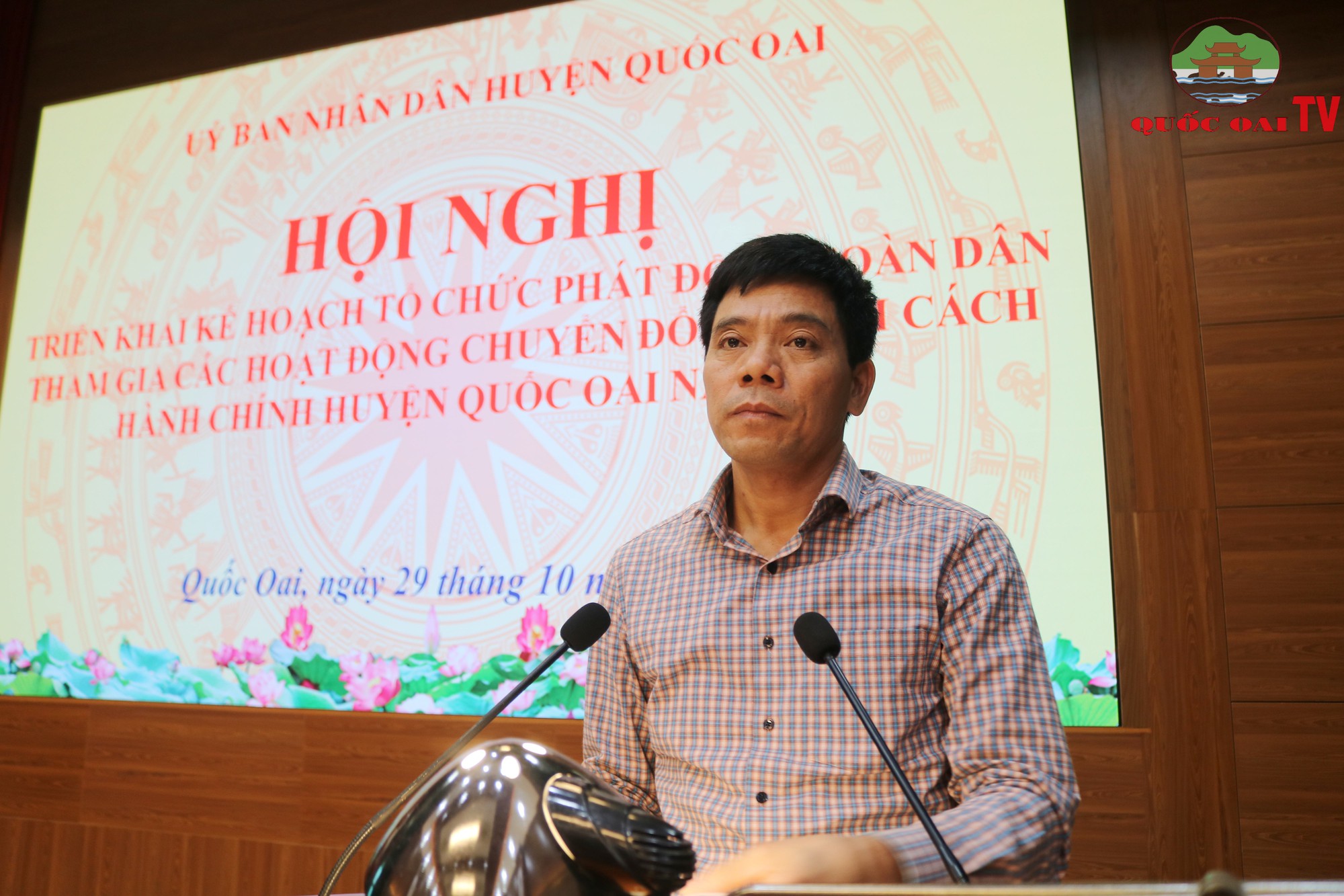 Quốc Oai triển khai Kế hoạch tổ chức phát động toàn dân tham gia các hoạt động chuyên đổi số, cải cách hành chính huyện  năm 2024- Ảnh 3.