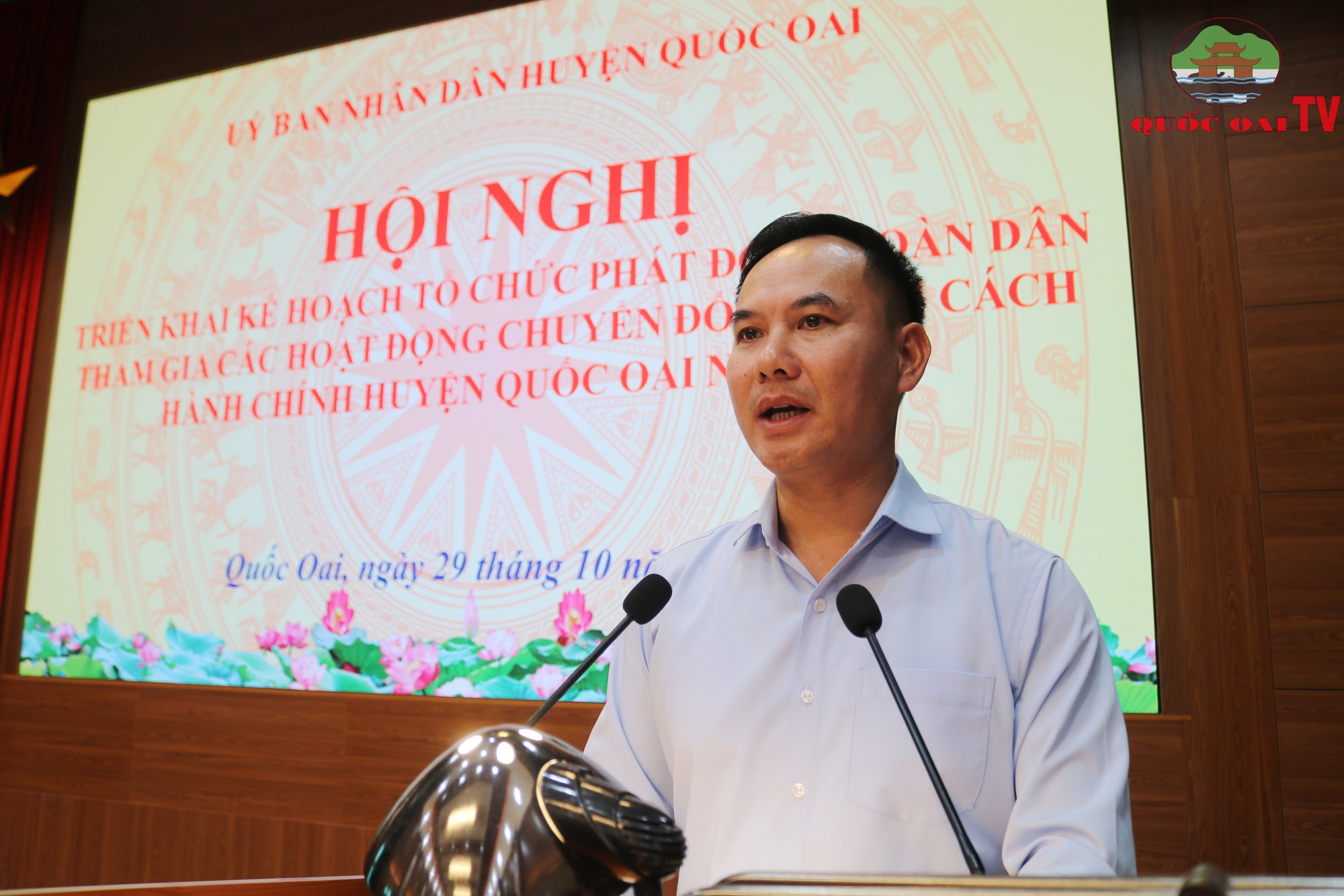 Quốc Oai triển khai Kế hoạch tổ chức phát động toàn dân tham gia các hoạt động chuyên đổi số, cải cách hành chính huyện  năm 2024- Ảnh 12.