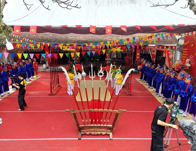 Ứng Hoà: Lễ hội truyền thống thôn Đinh Xuyên hành trình trở về cội nguồn văn hóa- Ảnh 6.