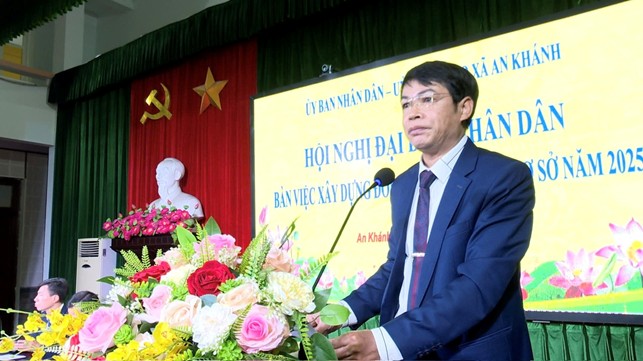 An Khánh tổ chức Hội nghị đại biểu nhân dân bàn việc xây dựng đời sống văn hóa ở cơ sở năm 2025- Ảnh 3.