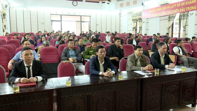 An Khánh tổ chức Hội nghị đại biểu nhân dân bàn việc xây dựng đời sống văn hóa ở cơ sở năm 2025- Ảnh 1.