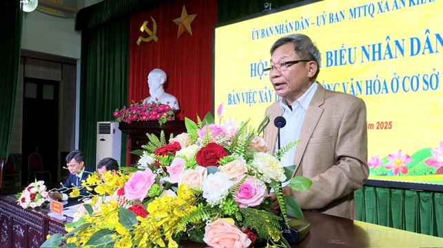 An Khánh tổ chức Hội nghị đại biểu nhân dân bàn việc xây dựng đời sống văn hóa ở cơ sở năm 2025- Ảnh 6.