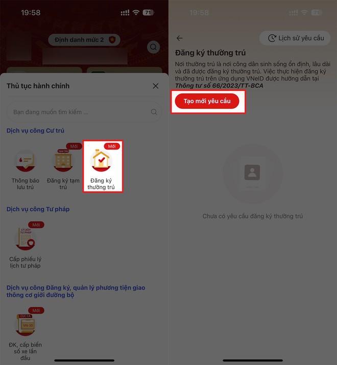 Hướng dẫn: Đăng ký thường trú, tạm trú qua ứng dụng VNeID- Ảnh 2.