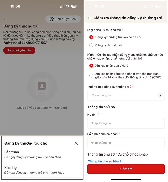 Hướng dẫn: Đăng ký thường trú, tạm trú qua ứng dụng VNeID- Ảnh 3.