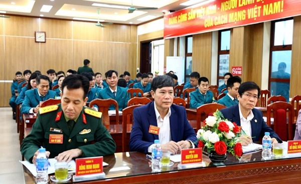Hoài Đức tổ chức Hội thị Chỉ huy trưởng, Chính trị viên giỏi ban CHQS cấp xã năm 2025- Ảnh 1.