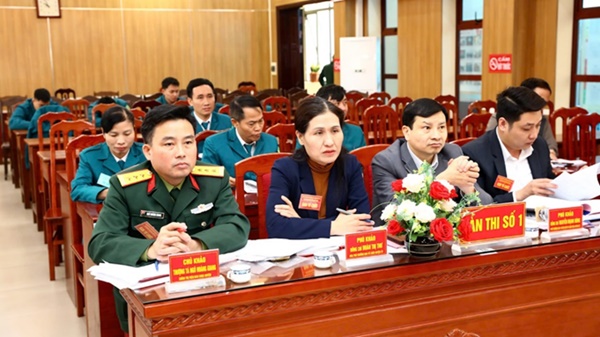 Hoài Đức tổ chức Hội thị Chỉ huy trưởng, Chính trị viên giỏi ban CHQS cấp xã năm 2025- Ảnh 11.