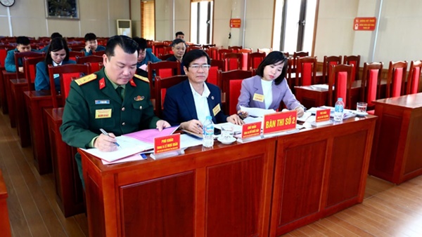 Hoài Đức tổ chức Hội thị Chỉ huy trưởng, Chính trị viên giỏi ban CHQS cấp xã năm 2025- Ảnh 13.