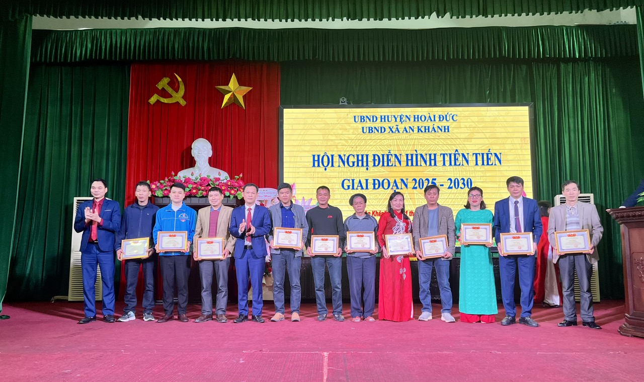 Xã An Khánh biểu dương Điển hình tiên tiến, Người tốt - Việc tốt trên địa bàn giai đoạn 2020 - 2025- Ảnh 8.