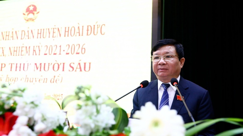 HĐND huyện thông qua Đề án sắp xếp bộ máy hành chính các cơ quan chức năng thuộc UBND huyện- Ảnh 2.